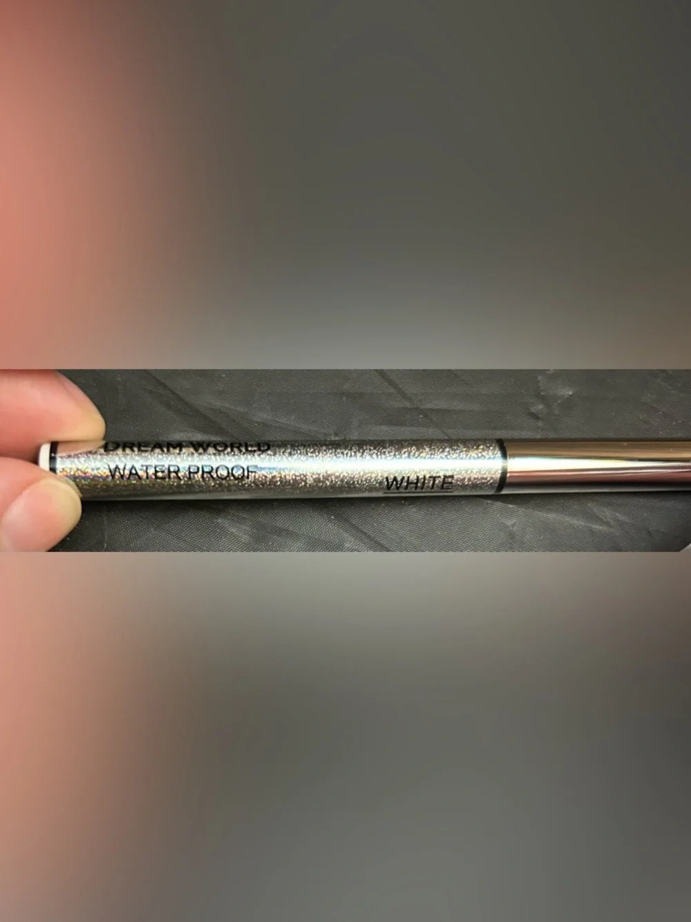 WHIT Holographic Glitter Silver Cosmetic Handle